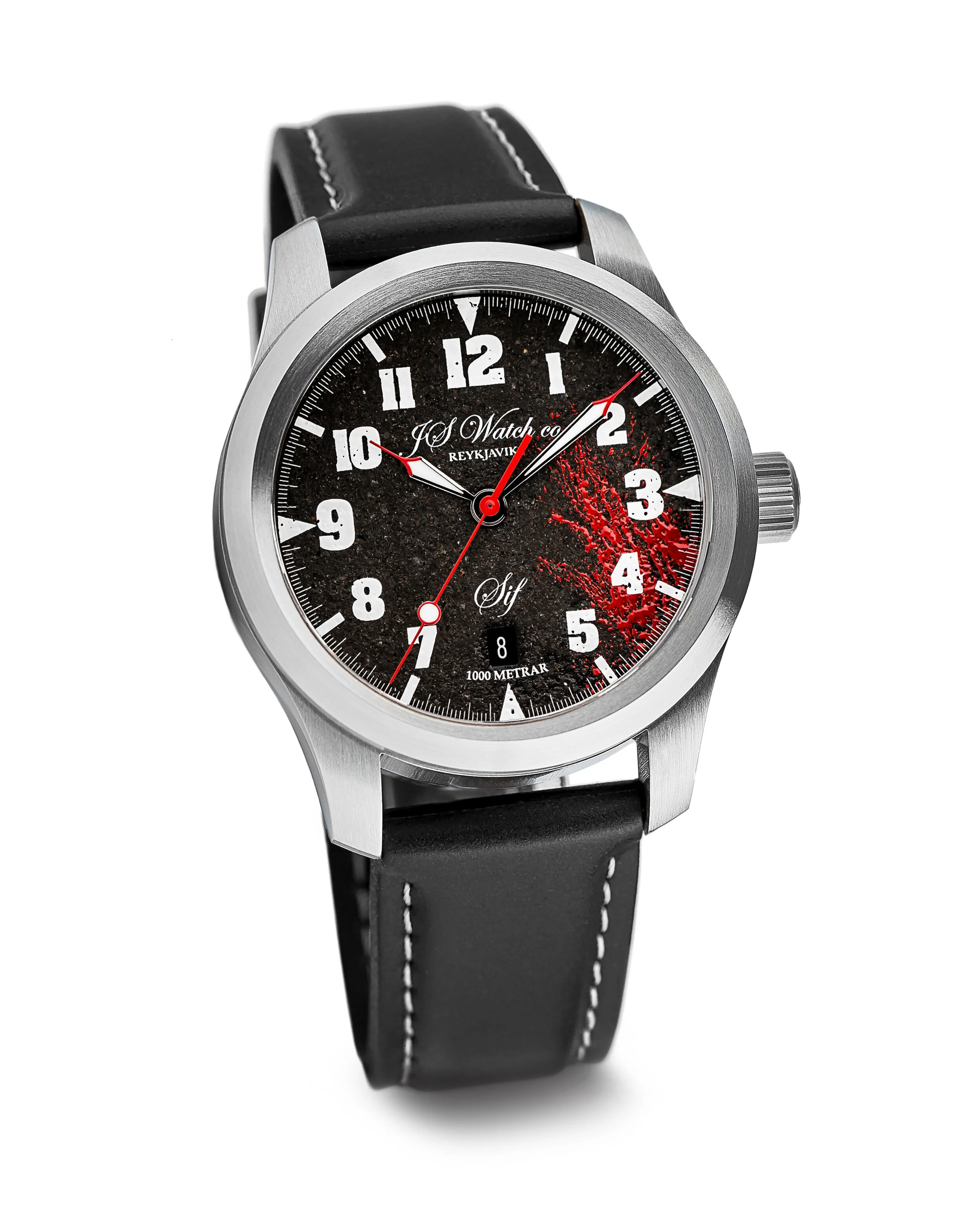 JS Watch Company Reykjavik — Sif NART Volcano Red